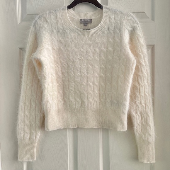 J. Crew Cream Crew Neck Sweater - Picture 2 of 9